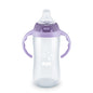 NUK First Choice Large Learner Cup 2.0, 10 oz. Sippy Cup with Handles, Spill Proof, Leak Proof Soft Straw Cup, 2-Pack