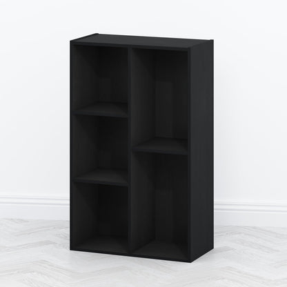 Furinno TOMI TV Stand, 5-Cube Entertainment Center with Open Shelf, Reversible TV Console, for Living Room, Bedroom, Home Office, Green