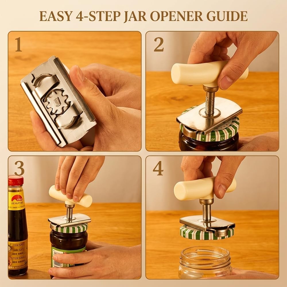 Stainless Steel Jar Opener for Seniors: A Game-Changer in the Kitchen