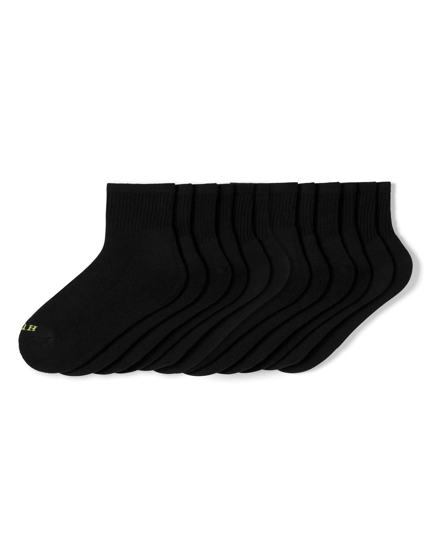 Hue Damen Mini-Crew-Socken, 6er-Pack, Weiß, Einheitsgröße