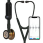 3M Littmann CORE Digital Stethoscope, Our Most Advanced Stethoscope Yet, Up To 40x Amplification, Active Noise Cancellation, In-App Sound Wave Visualization, High Polish Copper Chestpiece, 8870