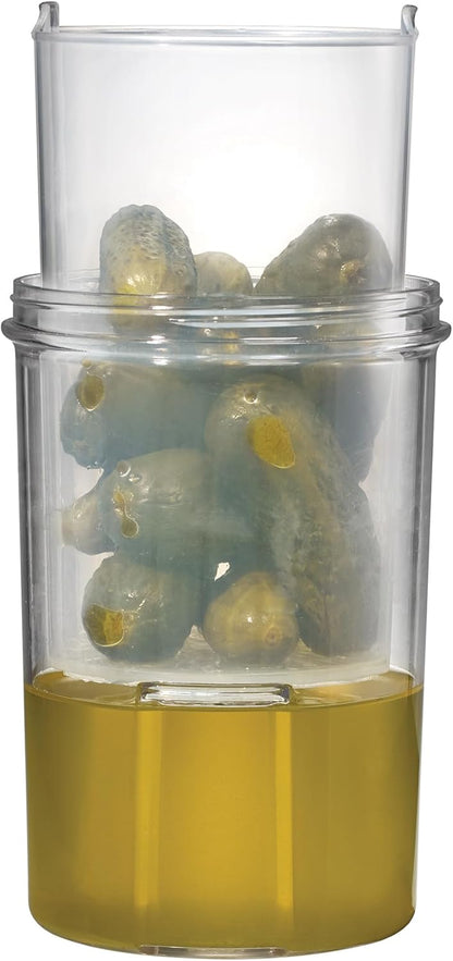 Starfrit LocknLock Kunststoff-Butterdose – Herausnehmbares Tablett mit Messskala – 750ml – Luftdicht – 4-seitiger Verschlussdeckel