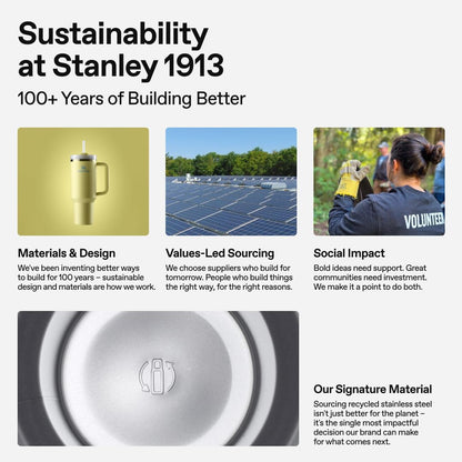 Vaso Stanley Quencher H2.0 con asa y pajita de 40 oz | Tapa Flowstate de 3 posiciones | Compatible con portavasos para viajes | Vaso térmico de acero inoxidable | Sin BPA | Arándano