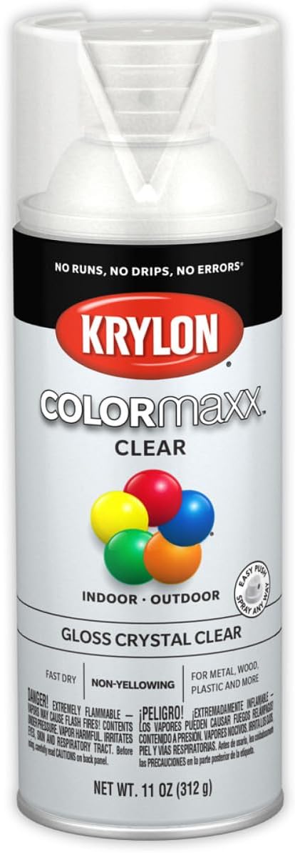 Krylon COLORmaxx Acrylic Clear Finish: A Game-Changer for Indoor and Outdoor Projects
