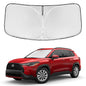 for Toyota Tacoma 2016-2023 2024 2025 2026 Sun Shade Sunshade Windshield Cover - 4 Layers Front Window Shade Custom Fit Tacoma 2Dr 4Dr Pickup Sun Visor 240T Shade Blocks UV Rays Car Accessories
