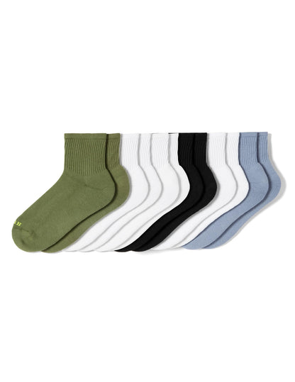 Hue Damen Mini-Crew-Socken, 6er-Pack, Weiß, Einheitsgröße