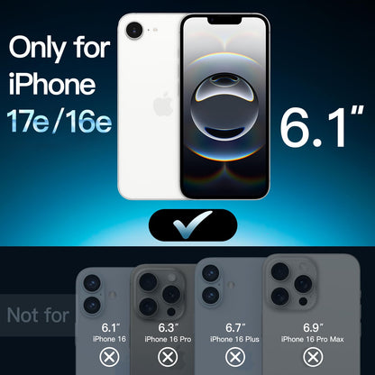JETech Displayschutzfolie für iPhone 16 6,1 Zoll, gehärtetes Glas mit einfachem Installationstool, Case-Friendly, HD Klar, 3 Stück