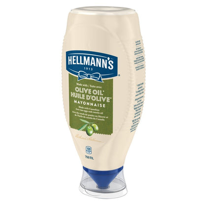 Hellmann's Mayonnaise, Olivenöl, 750 ml/25.4 fl. oz., (Importiert aus Kanada)