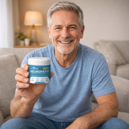 2 x Kraft Neuropathy Nerve Therapy Max Potency Relief Cream for Feet, Hands, Legs and Toes - Enriched with Arnica, Vitamin B6, Aloe Vera, MSM - Expertly Made for Extraordinary