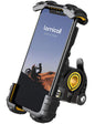 Lamicall Bike Phone Holder, Motorcycle Mount - Motorcycle Phone Holder, Handlebar Cell Phone Clamp, E-Bike Scooter Phone Clip for iPhone 17 Air Pro Max, 16 15 Plus, S20, 4.7 to 6.8" Smartphones