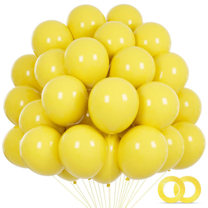 110pcs Black Balloon 12 inch, Black Latex Balloons for Birthday Party Baby Shower Wedding(with 2 Ribbons).