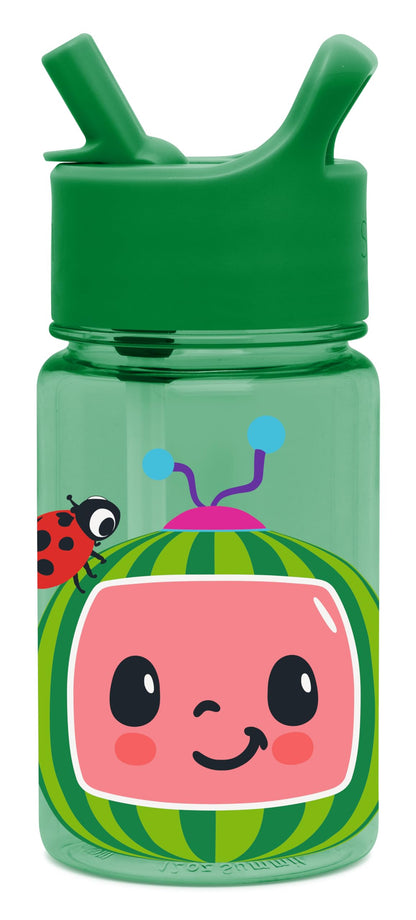 Simple Modern Peppa Pig Kids Tritan Plastic Summit Water Bottle | 12 oz BPA-Free Cup with Covered Leak Proof Straw Lid for Girls, Toddlers | Bubbles