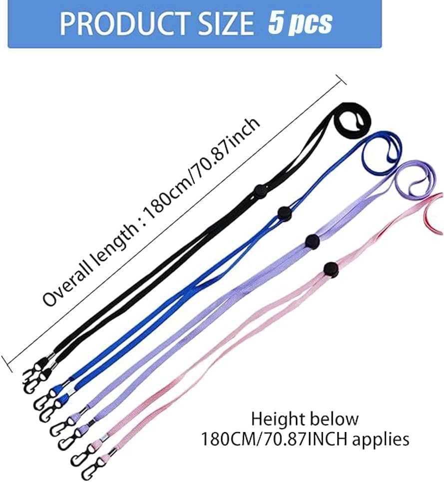 Handschuhclips für Kinder, 180 cm verstellbares Winterhandschuh-Anti-Verlierband für Kinder, Hut-Nackenband, Schneehandschuhclip für Erwachsene und Kinder