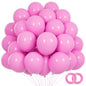 110pcs Black Balloon 12 inch, Black Latex Balloons for Birthday Party Baby Shower Wedding(with 2 Ribbons).