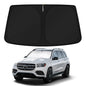 KUST Windshield Sun Shade for 2017-2026 Tesla Model Y/Model 3 Sunshade Accessories (Fit 2025-2026 Model Y Juniper / 2024 Model 3 Highland) Upgraded Foldable Sunshade, Blocks UV Rays Keep Car Cool