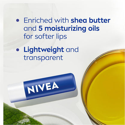 NIVEA Sun Lippenbalsam mit LSF 30 (2x4,8g) | Schützt vor Sonnenbrand, 24H Feuchtigkeit