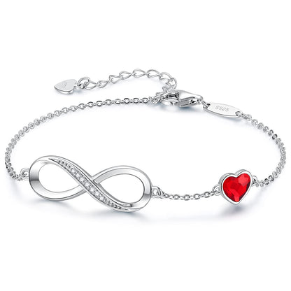 Sliver-RedSterling Silver