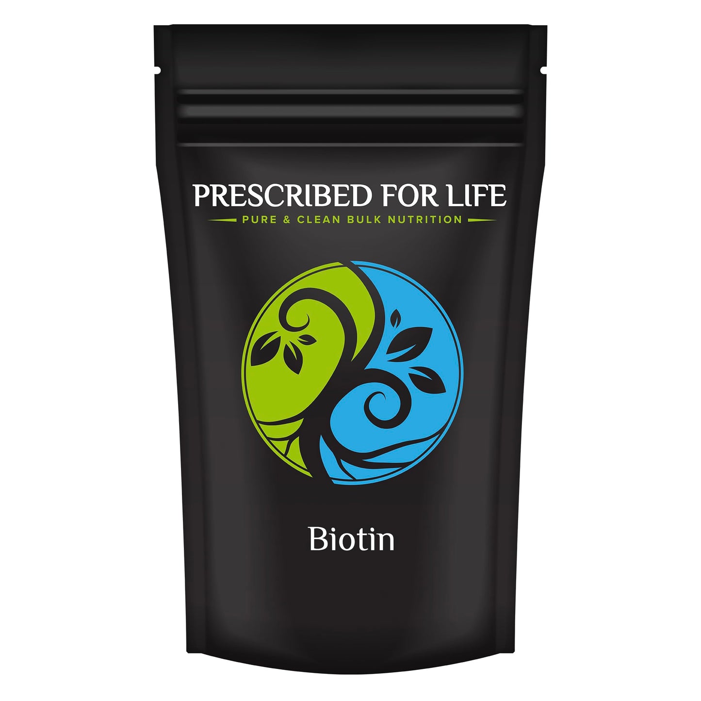 Prescribed For Life Biotin Powder, Vitamin B7 for Skin, Nail and Hair Health, USP Grade (10kg)