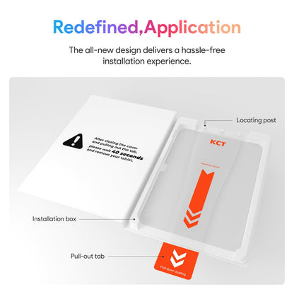 KCT 2 Pack Paperfeel Glass Screen Protector Compatible with iPad Air 13 Inch M4/M3/M2 (2026/2025/2024), Matte Surface, Tempered Glass with Bubble-Free Installation Tray
