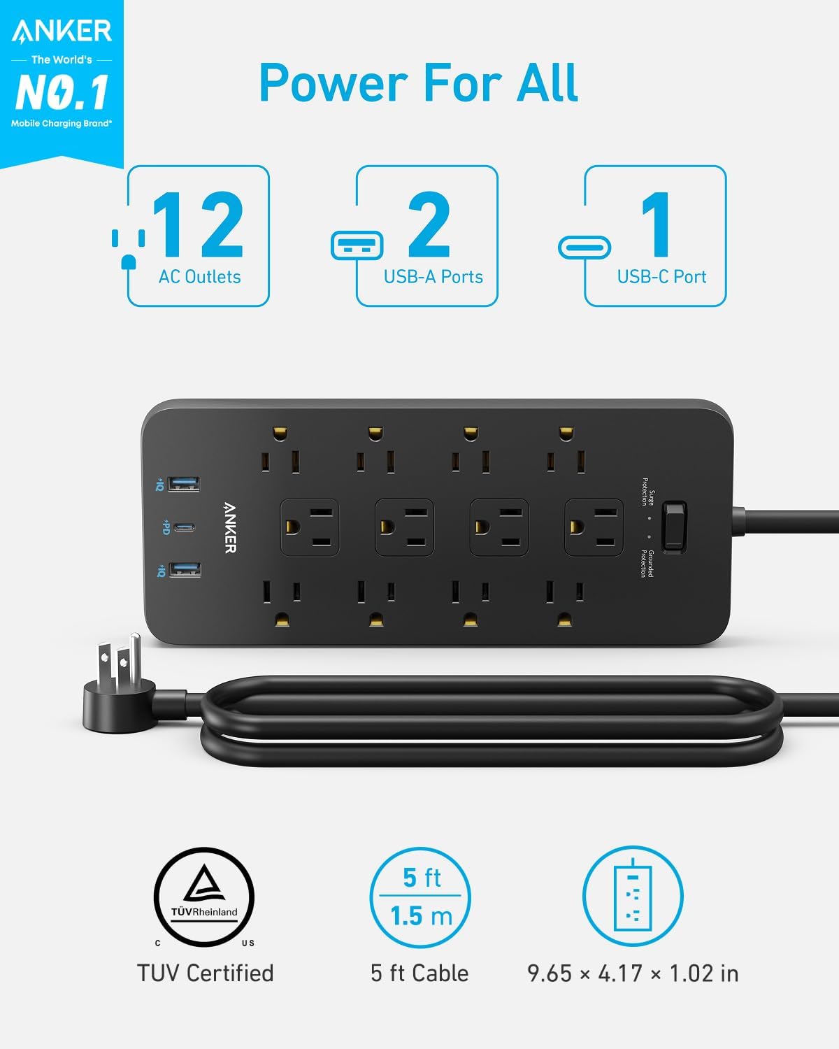 Power Up Your Space with the Anker Power Strip