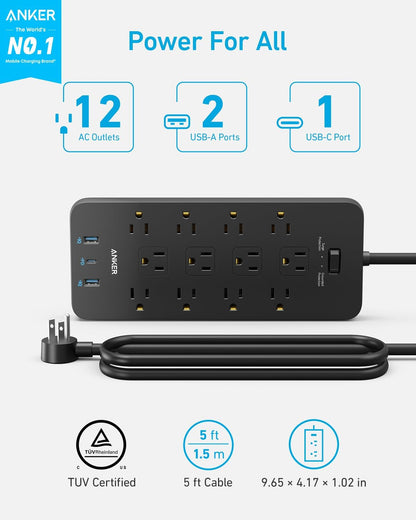 Power Up Your Space with the Anker Power Strip