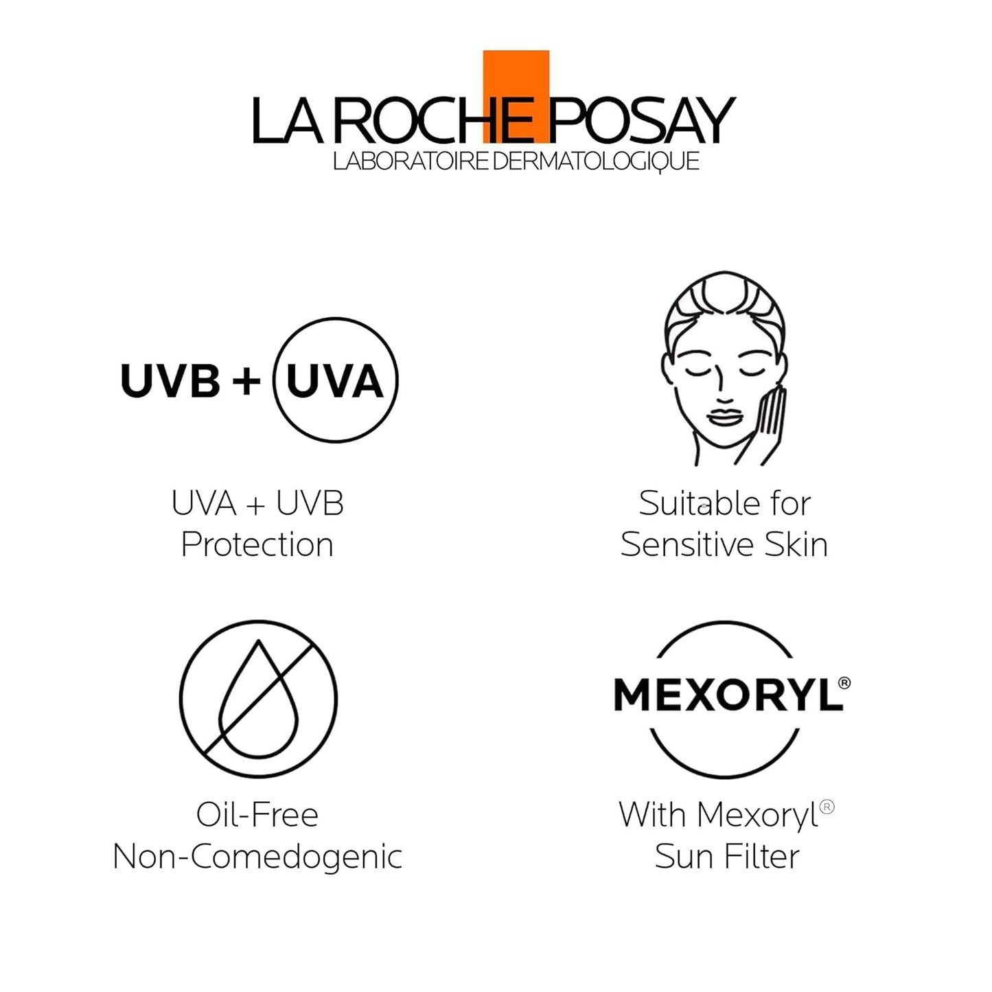 La Roche Posay Anthelios Ultra Fluid Face & Body Sunscreen SPF 50+, High UVA UVB Protection, Invisible Matte Finish, Water & Sweat Resistant, Fragrance Free, Recommended by Dermatologists