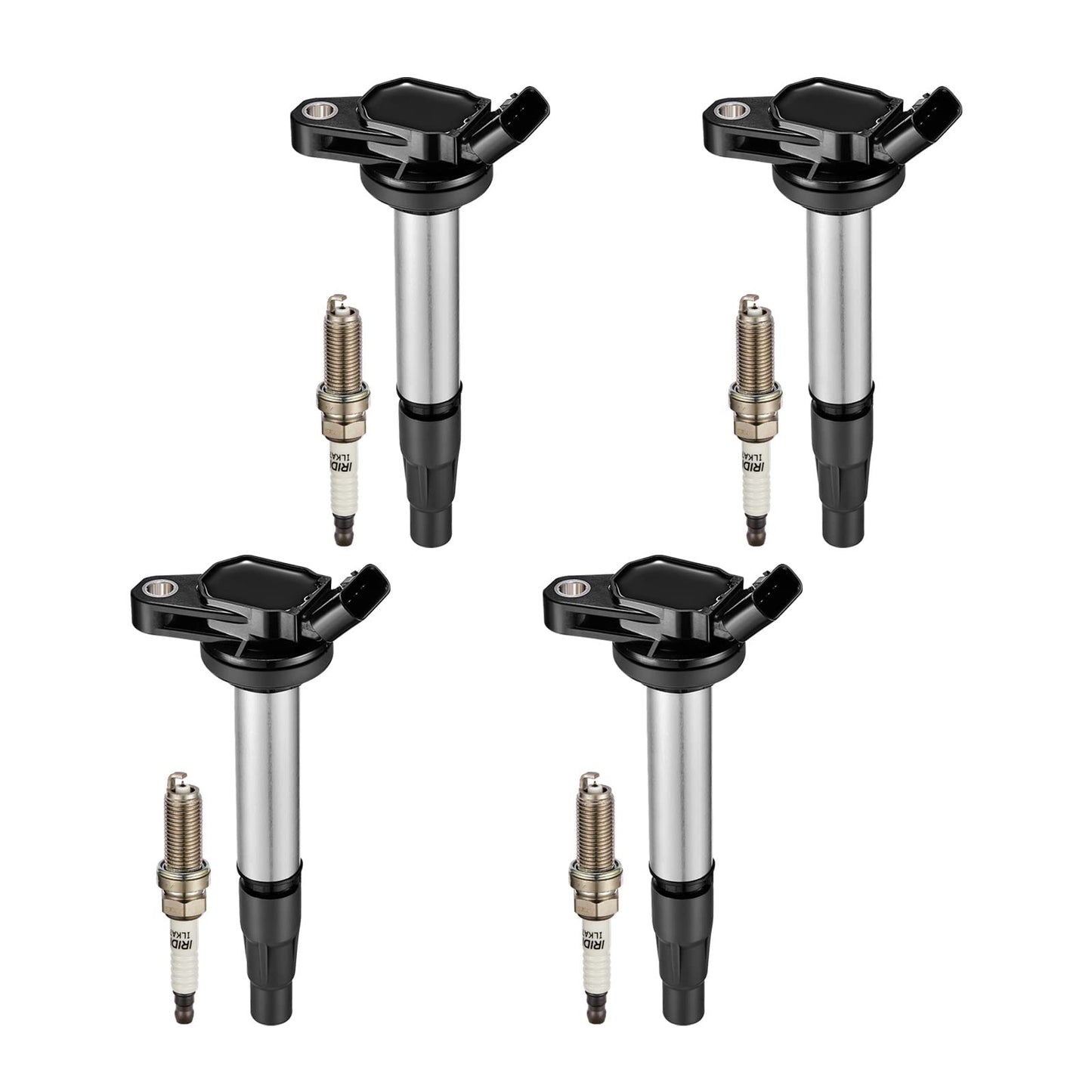 BDFHYK Ignition Coil Pack UF648 and Iridium Spark Plug 97390 Compatible with Jeep Grand Cherokee 2011-2015 Jeep Wrangler Dodge Charger Grand Caravan 2016 Chrysler 200 300 Jeep Coil Pack 3.6L Set of 6