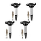 BDFHYK Ignition Coil Pack UF648 and Iridium Spark Plug 97390 Compatible with Jeep Grand Cherokee 2011-2015 Jeep Wrangler Dodge Charger Grand Caravan 2016 Chrysler 200 300 Jeep Coil Pack 3.6L Set of 6