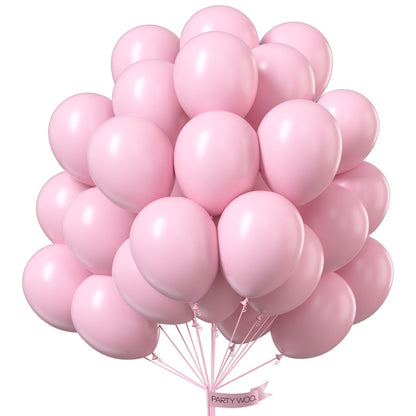 PartyWoo Gold Balloons 50pcs 12 Inch Gold Latex Helium Balloons for Birthday Wedding Anniversary Baby Shower Graduation Bachelorette Retirement Engagement Tea Casino Disco Party Decorations Gold-G101