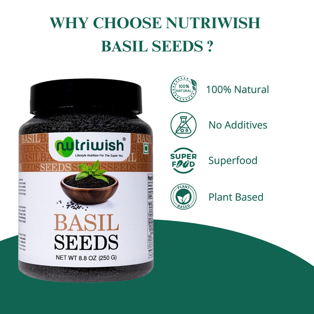 Nutriwish Halim Samen (Aliv/Gartenkresse-Samen), 250 g | Nährstoffreiche Superfood-Samen zum Verzehr | Perfekt für Salate, Suppen, Smoothies, Backwaren, Proteinsnacks & tägliche Wellness-Ernährung