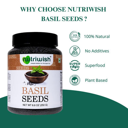 Nutriwish Halim Samen (Aliv/Gartenkresse-Samen), 250 g | Nährstoffreiche Superfood-Samen zum Verzehr | Perfekt für Salate, Suppen, Smoothies, Backwaren, Proteinsnacks & tägliche Wellness-Ernährung