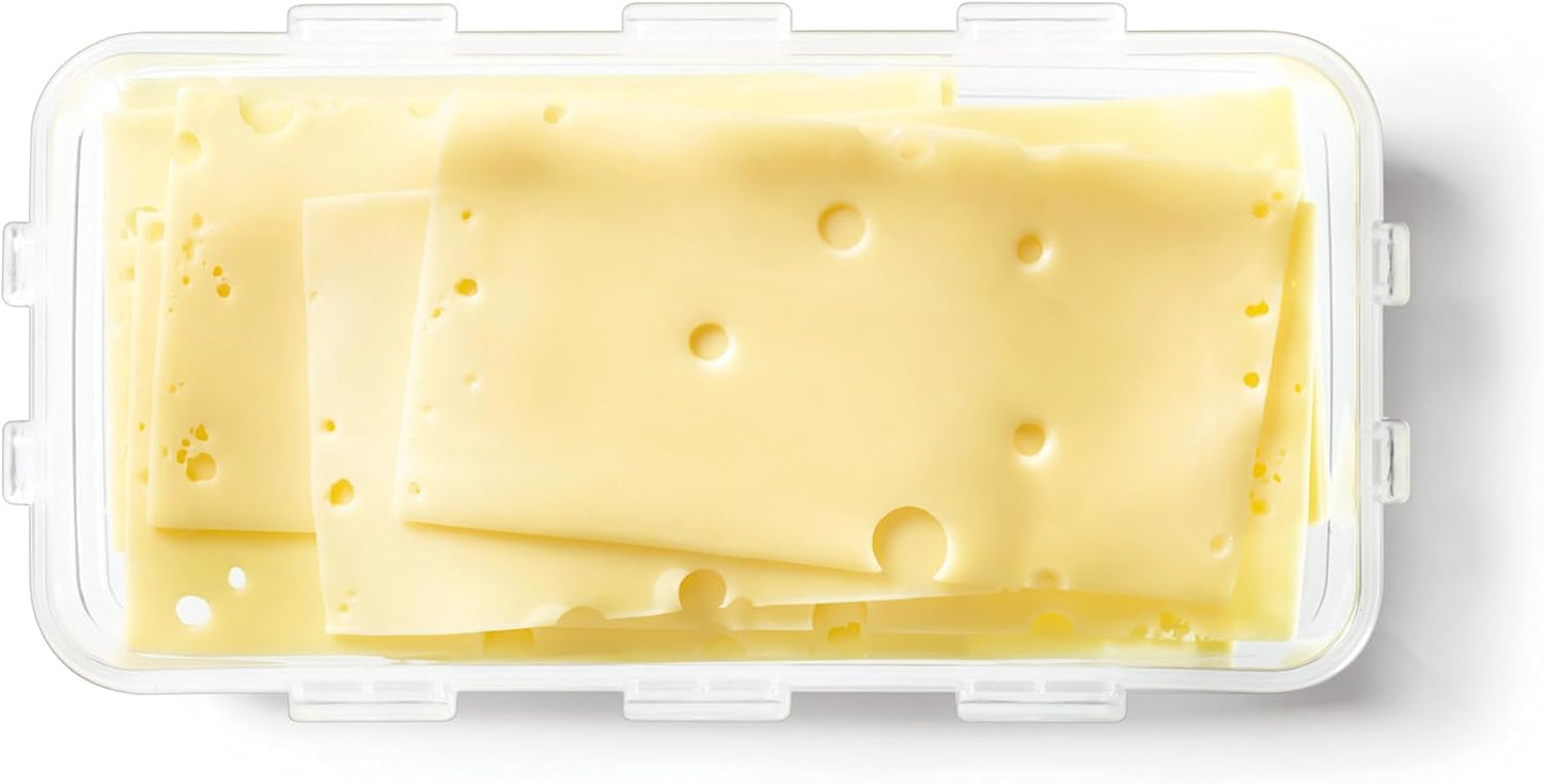 Starfrit LocknLock Kunststoff-Butterdose – Herausnehmbares Tablett mit Messskala – 750ml – Luftdicht – 4-seitiger Verschlussdeckel