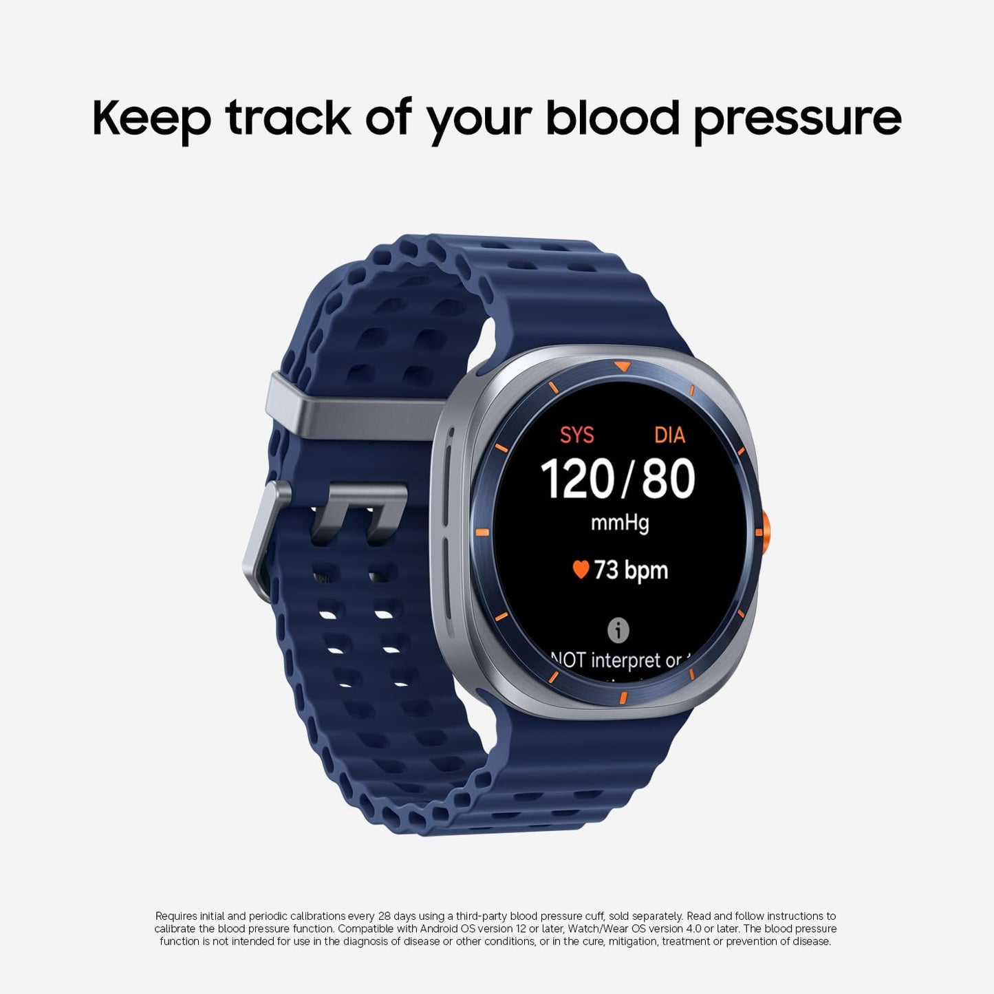 Samsung Galaxy Watch Ultra (2025) 47mm LTE Smartwatch, Titanium Casing, Advanced Sleep Coaching, Running Coach, Energy Score, Heart Rate Tracking, GPS, Titanium Silver [US Version, 2 Yr Warranty]