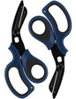 MEUUT 2 Pack Medical Scissors Trauma Shears for Left and Right Hand -Patented Bandage Scissors All Purpose with Non-Stick Blades, Surgical Grade Shears Stainless Steel EMT Scissors for Nurses EMT