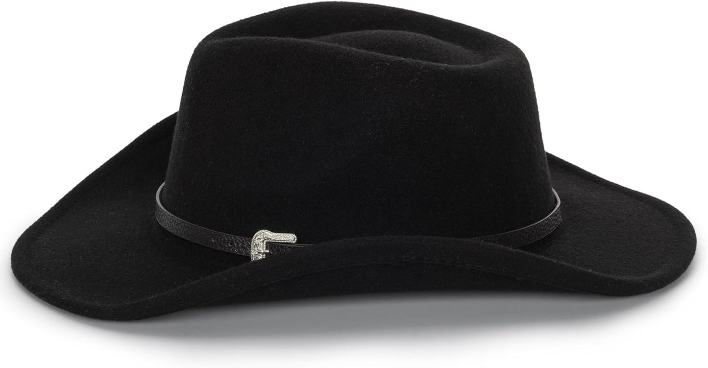 Cowboyhut für Jungen Mädchen Western Filzhut Fedora für Kinder 3-6 Jahre