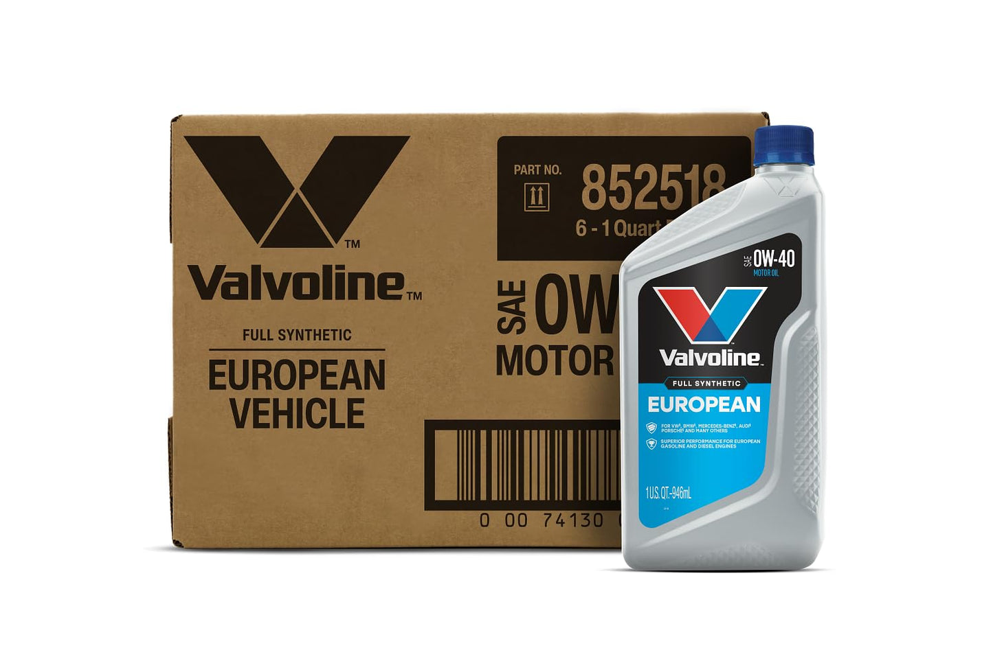 Valvoline Advanced Full Synthetic SAE 0W-20 Motor Oil 5 QT