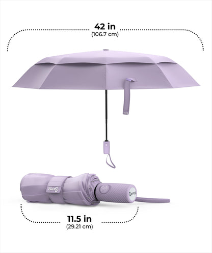 Repel Windproof Travel Umbrella - Compact & Withstands Winds up to 100MPH , Strongest Premium Auto Folding Umbrella for Rain and Sun - Durable, Light & Portable for Women & Men , Fits Backpack & Cars