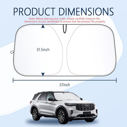Beat the Heat with a 300T Thickened Automotive Glass Sunshade