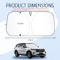 Beat the Heat with a 300T Thickened Automotive Glass Sunshade