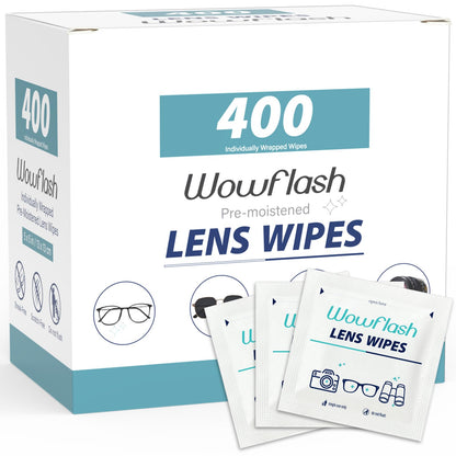 200 Count Lens Wipes for Eyeglasses, Eyeglass Lens Cleaning Wipes Pre-moistened Individually Wrapped Sracth-Free Streak-Free Eye Glasses Cleaner Wipes for Sunglass, Camera Lens, Goggles
