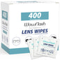 200 Count Lens Wipes for Eyeglasses, Eyeglass Lens Cleaning Wipes Pre-moistened Individually Wrapped Sracth-Free Streak-Free Eye Glasses Cleaner Wipes for Sunglass, Camera Lens, Goggles