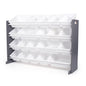 Humble Crew Toy Storage Organizer with 20 Removable Storage Bins for Kids Playroom, 4-Tier Toddler Toy Organization and Storage, Natural/White