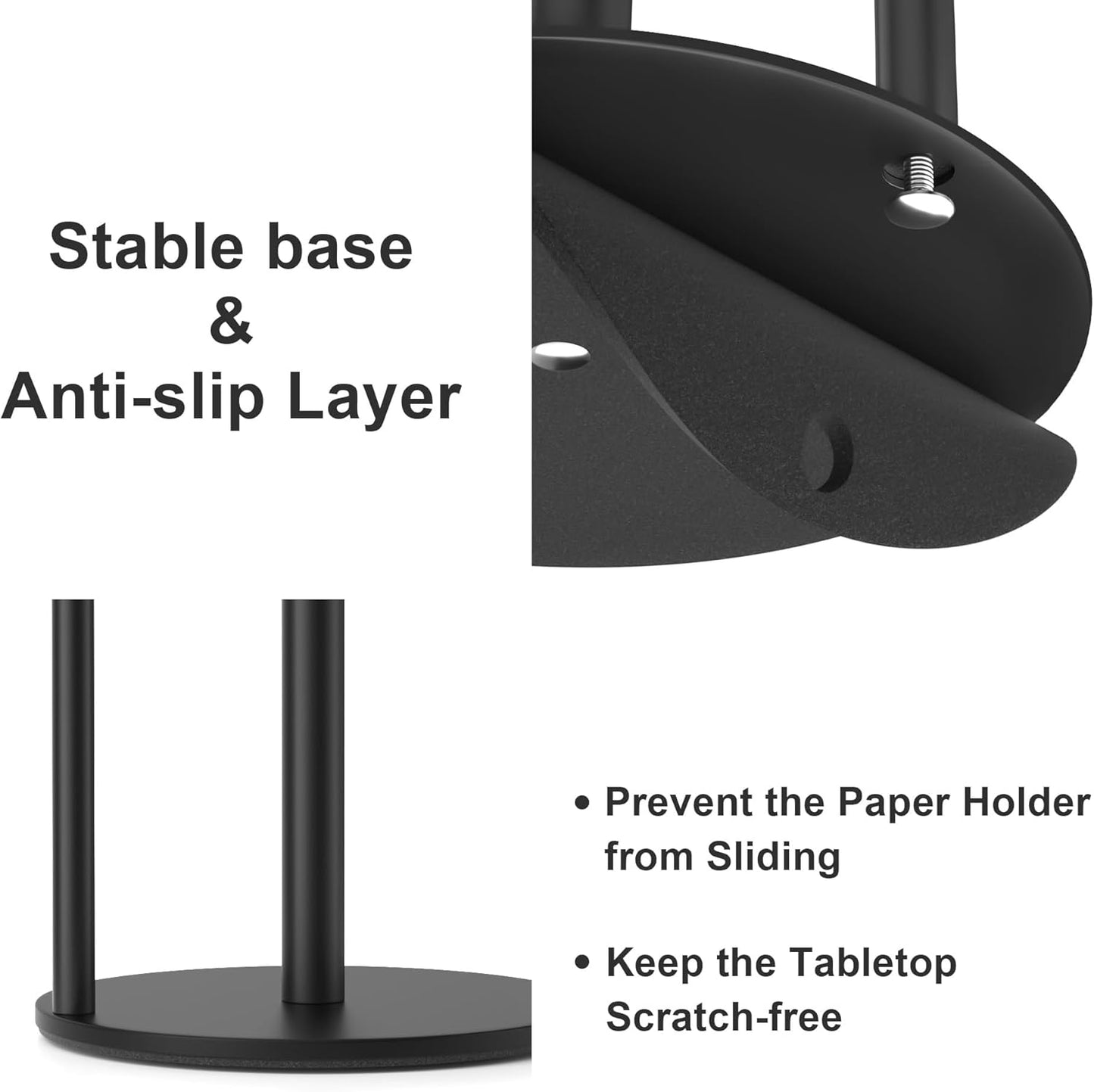 Paper Towel Holder Black: A Sleek and Functional Kitchen Essential
