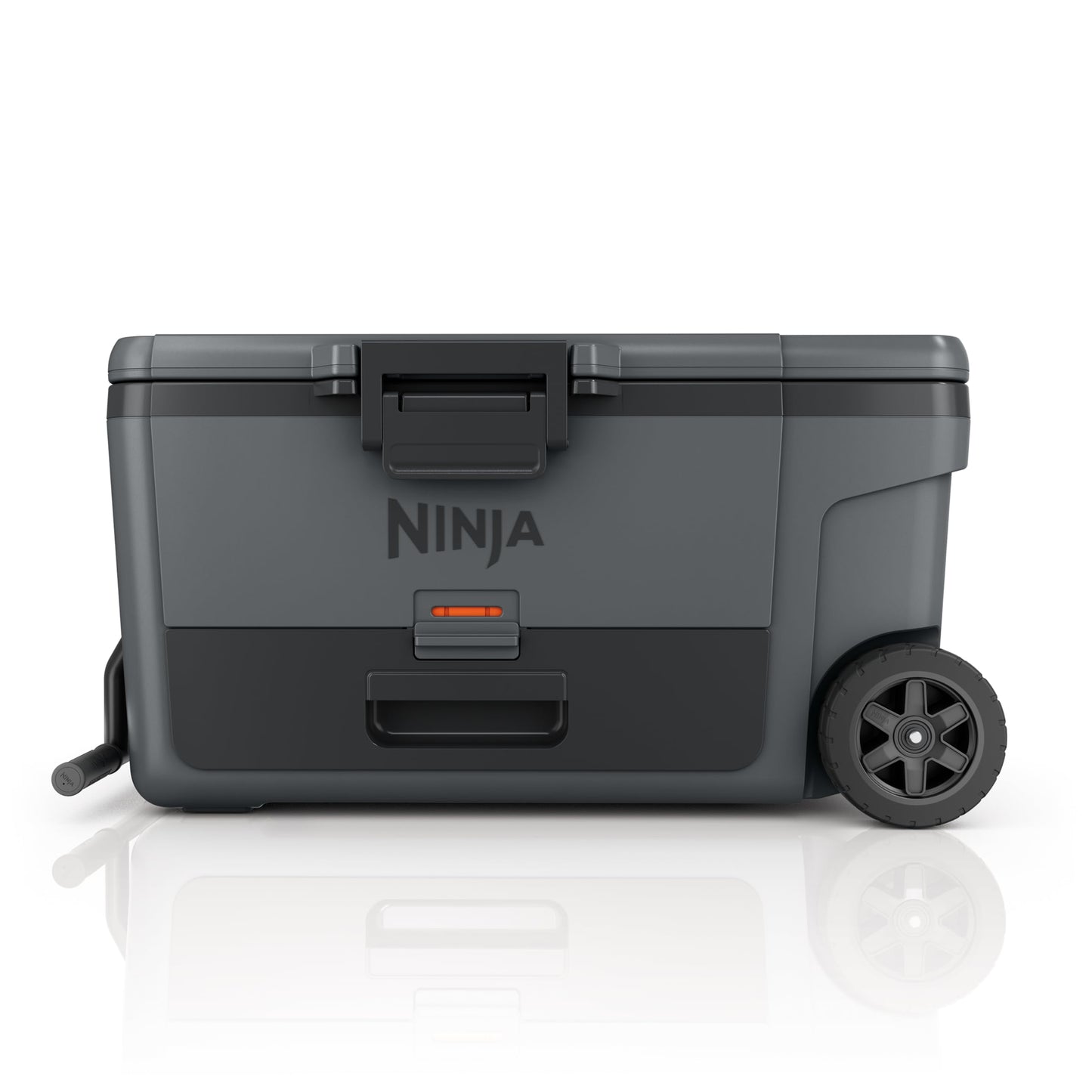 Ninja FrostVault 45QT Cooler with Wheels | Insulated with Temp Dry Storage Drawer | Keeps Ice Cold for Days | for The Beach, Camping, Picnics & More | Halocline Green | FB245TL