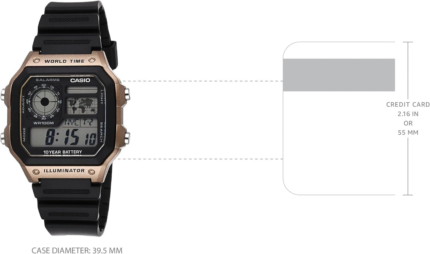 Casio Men's 10-Year Battery Japanese Quartz Watch