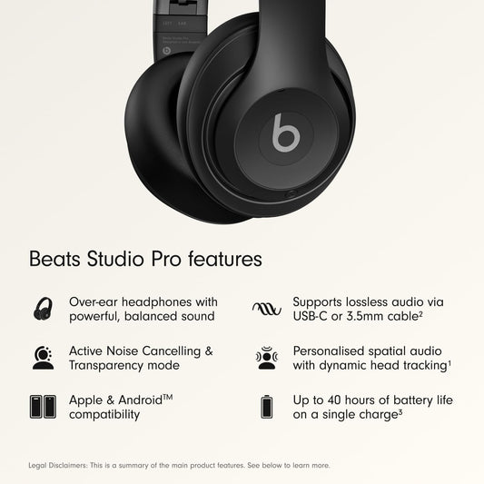 Beats Studio Pro Wireless Headphones: Sound You Can Rely On