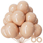 110pcs Black Balloon 12 inch, Black Latex Balloons for Birthday Party Baby Shower Wedding(with 2 Ribbons).