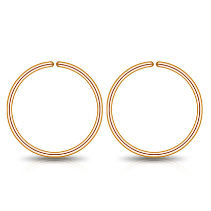 Small Gold or Sterling Silver Huggie Hoop Earrings for Women Cartilage Nose Helix Tragus