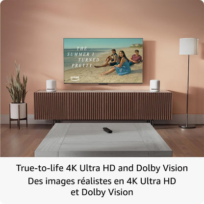 Amazon Fire TV Stick 4K Plus (newest model), streaming device, hundreds of thousands of movies and TV episodes, supports Wi-Fi 6, watch free & live TV, Designed for Alexa+