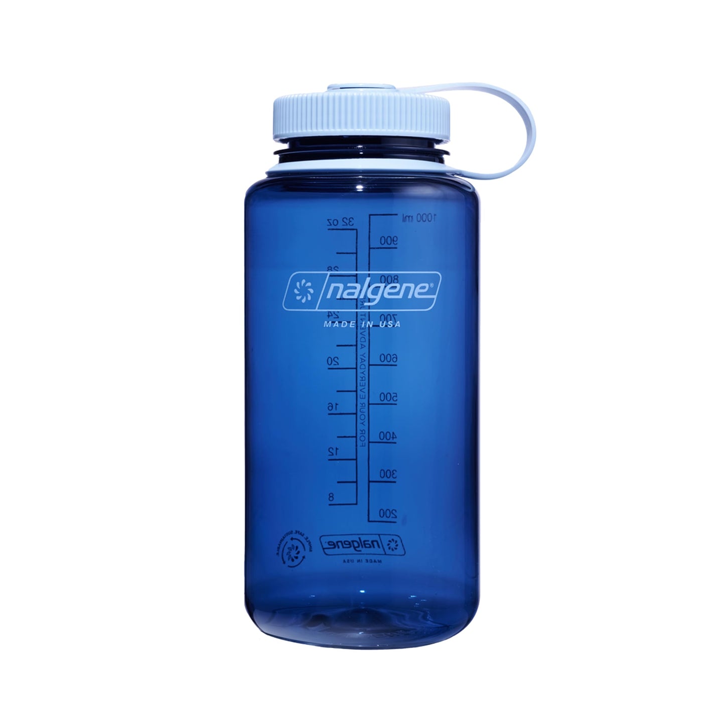 Nalgene 32 oz Wide Mouth Water Bottle | BPA-Free, Durable & Leak Proof, Lightweight Bottle for Hiking & Gym, Work & Travel